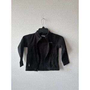 Columbia Kids 4T Black Fleece Jacket Full Zip Outdoor Coat